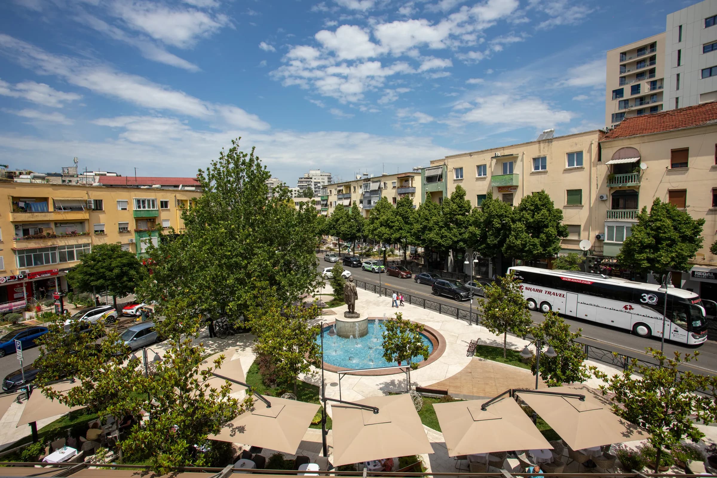 View over Adem Jashari Square